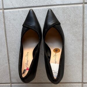 Black Pointed Toe Women's Shoes
